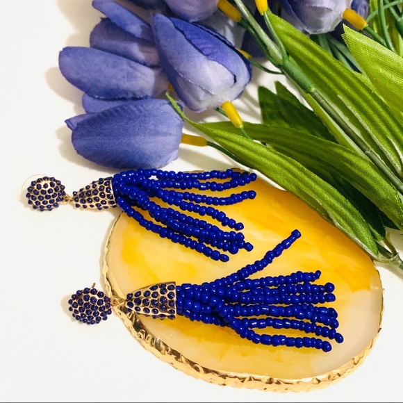 🌹Blue COBALT Sugarfix by Baublebar earring - Picture 9 of 9